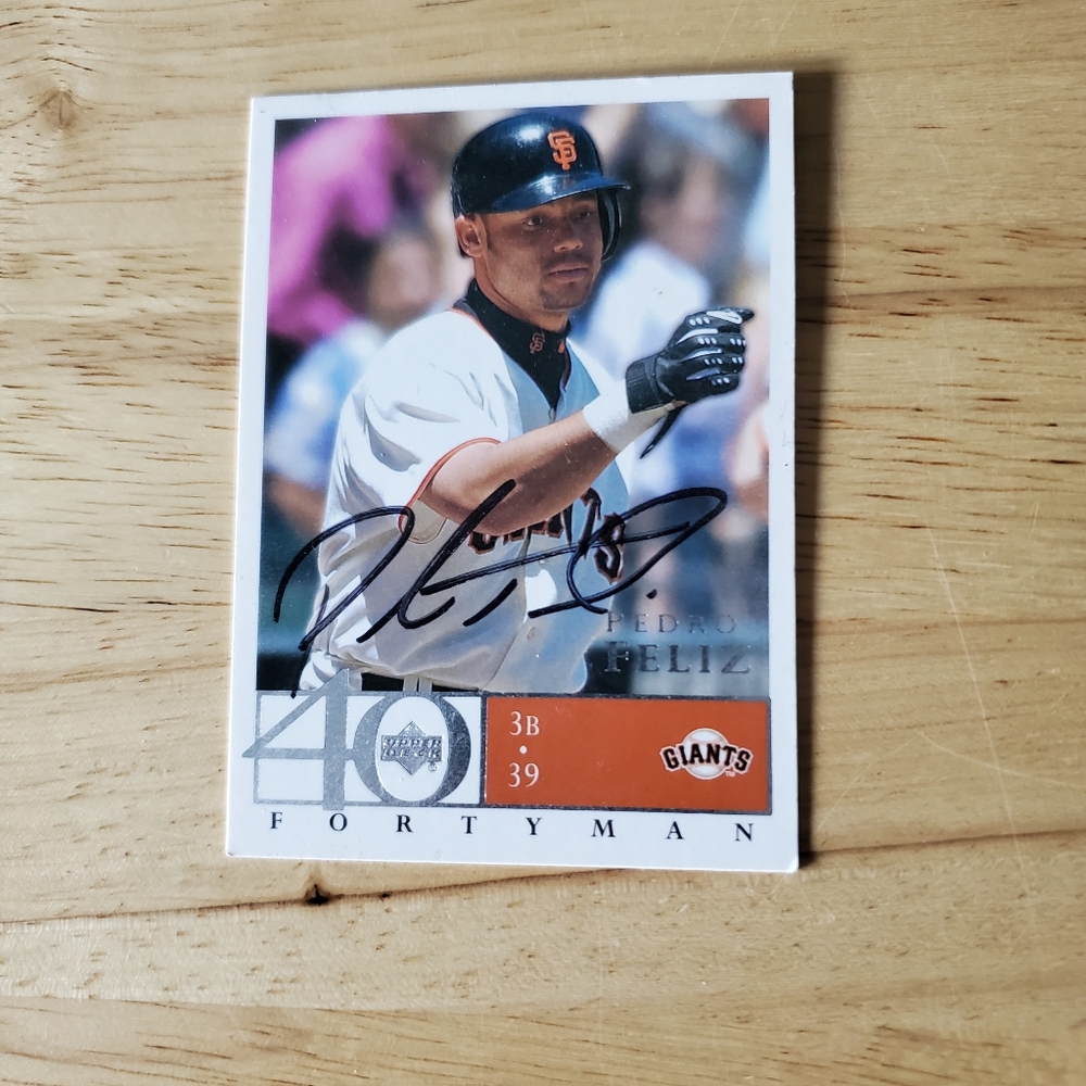 Pedro Feliz 2002 Signed Trading Card #578